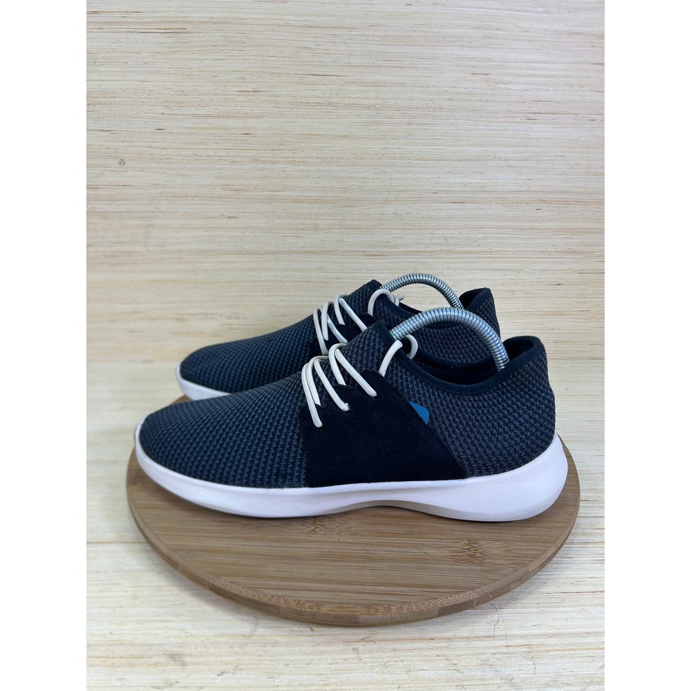 Vessi Everyday Classic Waterproof Sneakers Navy Blue Black Womens 10 Low Top